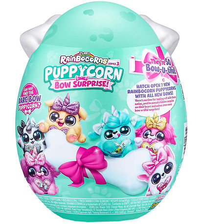 Rainbocorns Surprise - 7 Dele - 18 cm - Puppycorn Bow  Rainbocorns Surprise - 7 Dele - 18 cm - Puppycorn Bow