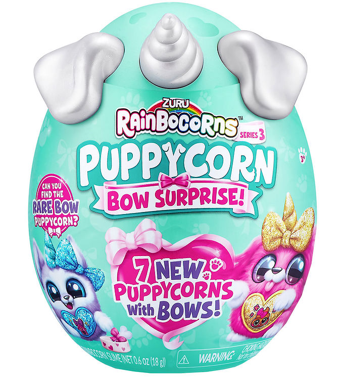 Rainbocorns Surprise - 7 Dele - 18 cm - Puppycorn Bow