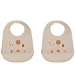 Liewood Hagesmække - Silikone - 2-pak - Tilda - Birthday Multi M Liewood Hagesmække - Silikone - 2-pak - Tilda - Birthday Multi M