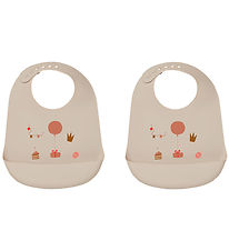 Liewood Hagesmække - Silikone - 2-pak - Tilda - Birthday Multi M Liewood Hagesmække - Silikone - 2-pak - Tilda - Birthday Multi M