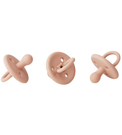 Liewood Pacifiers - Silicone - 3-Pack - Size 1 - Paula - Rose
