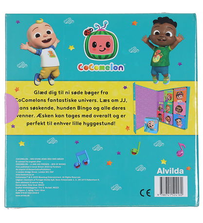 Alvilda Bøger - CoComelon - Min Store Æske Med Små Bøger - 9 Stk