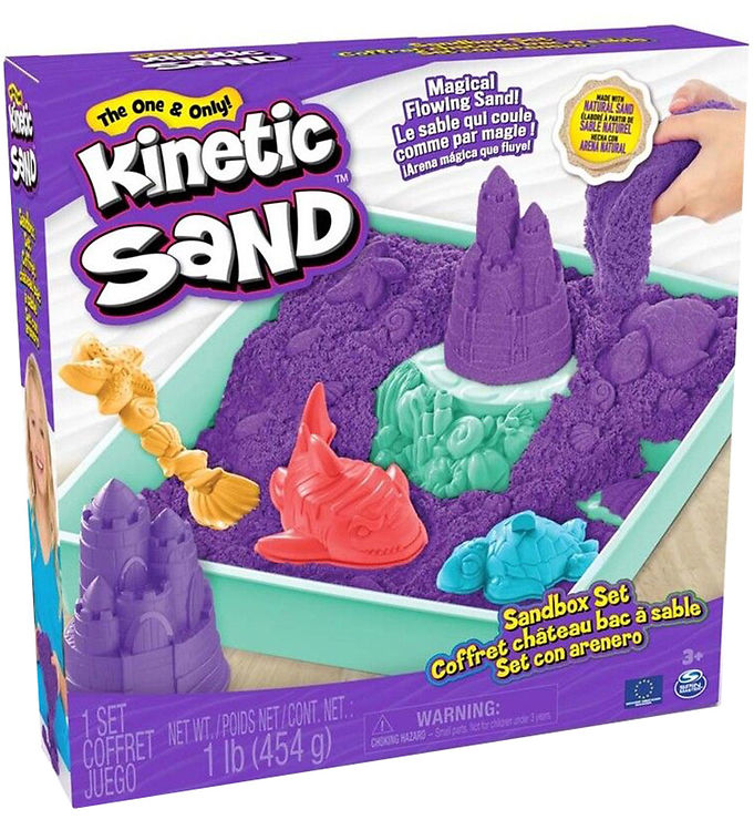Kinetic Sand Sandsæt - 454 g - Lilla