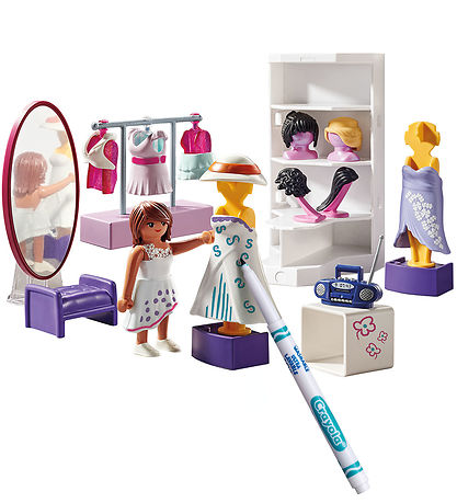 Playmobil Color - Mode-designsæt - 71373 - 45 Dele