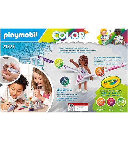 Playmobil Color - Mode-designsæt - 71373 - 45 Dele