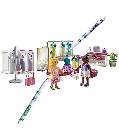 Playmobil Color - Modebutik - 71372 - 82 Dele Playmobil Color - Modebutik - 71372 - 82 Dele