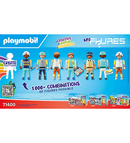 Playmobil City Action - My Figures: Rescue - 71400 - 59 Dele Playmobil City Action - My Figures: Rescue - 71400 - 59 Dele