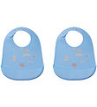 Liewood Hagesmække - Silikone - 2-pak - Tilda - Seaside Sky Blue Liewood Hagesmække - Silikone - 2-pak - Tilda - Seaside Sky Blue