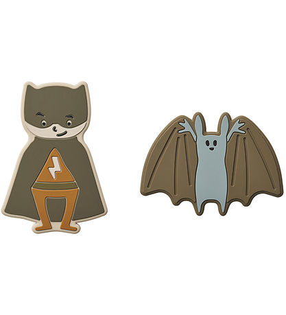 Liewood Bidelegetøj - Silikone - 2-pak - Gia - Superhero/Dune Mu Liewood Bidelegetøj - Silikone - 2-pak - Gia - Superhero/Dune Mu