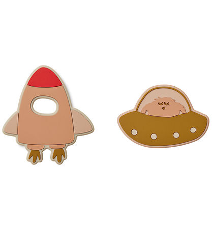 Liewood Bidelegetøj - Silikone - 2-pak - Gia - Space Rose Multi 