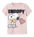 Name It T-shirt - Noos - Snoopy - NkfNanni - Sepia Rose m. Print