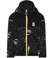 LEGO® Ninjago Softshelljakke - LWStorm 602 - Sort m. Print