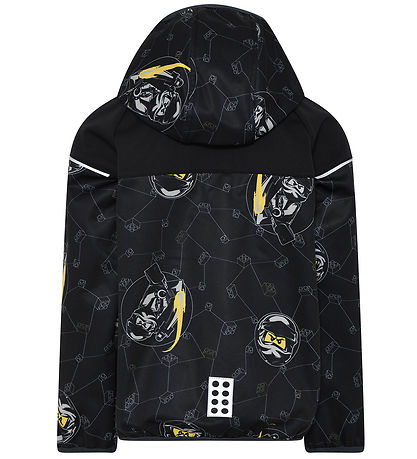 LEGO® Ninjago Softshelljakke - LWStorm 602 - Sort m. Print