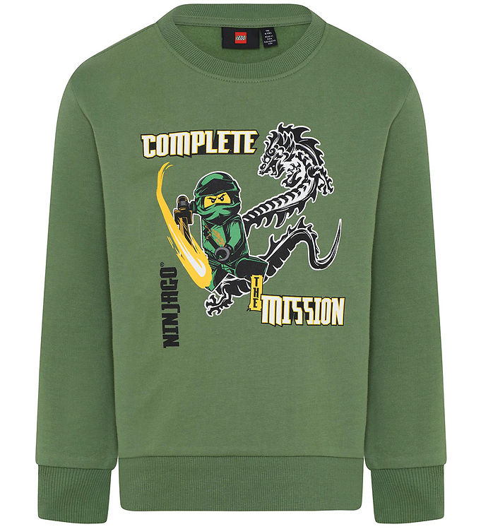 LEGOÂ® Ninjago Sweatshirt - LWStorm - Dark Khaki