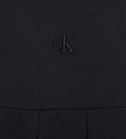 Calvin Klein Kjole - Ceremony Fit Flare Punto - Sort