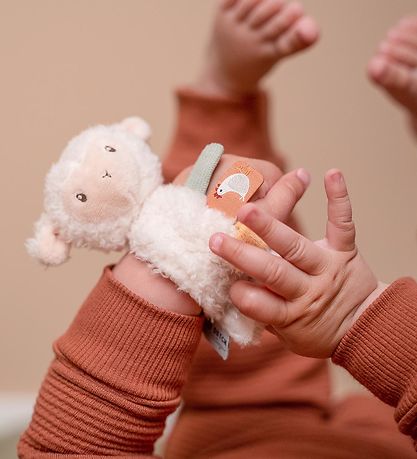 Little Dutch Wrist Rattle - Sheep - Little Farm Little Dutch Wrist Rattle - Sheep - Little Farm