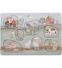 Little Dutch Puslespil m. Lyd - Træ - 7 Brikker - Little Farm Little Dutch Puslespil m. Lyd - Træ - 7 Brikker - Little Farm