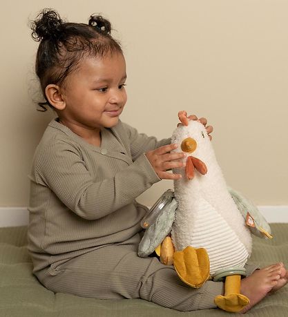 Little Dutch Aktivitetsbamse - Høne - 25 cm - Little Farm Little Dutch Aktivitetsbamse - Høne - 25 cm - Little Farm