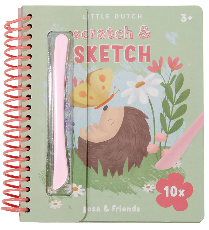 Little Dutch Skrabebog - Rosa & Friends