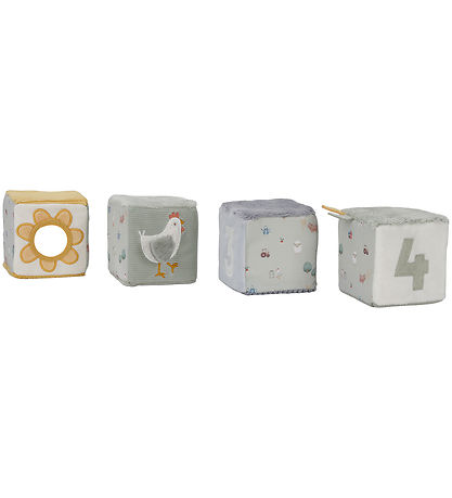 Little Dutch Whistling cubes - 4 pcs - Little Farm