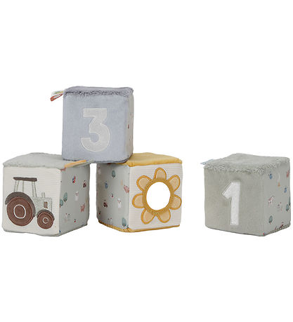 Little Dutch Whistling cubes - 4 pcs - Little Farm