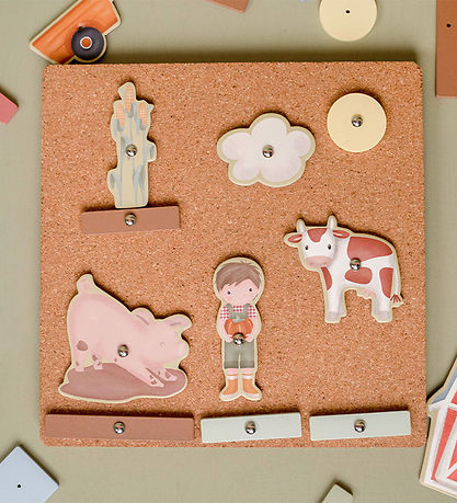 Little Dutch Kreativt leker - Trykk Trykk Art - Liten Farm