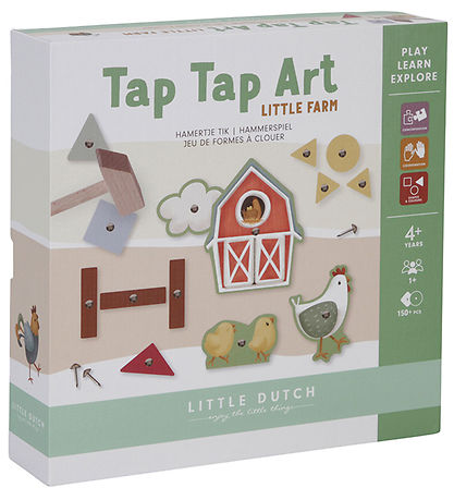 Little Dutch Kreativt leker - Trykk Trykk Art - Liten Farm