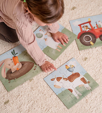 Little Dutch Puslespil - 4-i-1 - Little Farm Little Dutch Puslespil - 4-i-1 - Little Farm