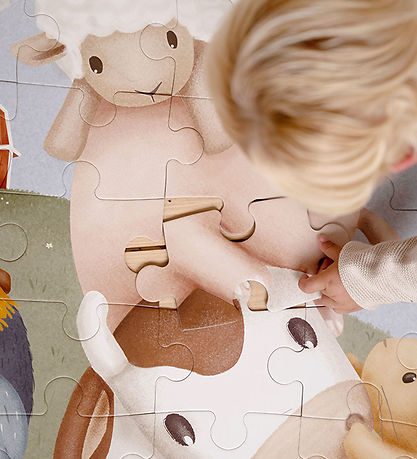 Little Dutch Jigsaw Puzzle - XL - 42 Bricks - Little Farm Little Dutch Jigsaw Puzzle - XL - 42 Bricks - Little Farm