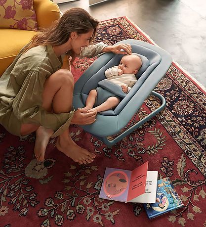 Cybex Skråstol - Lemo - 61x44 cm - Stone Blue/Mid Blue Cybex Skråstol - Lemo - 61x44 cm - Stone Blue/Mid Blue