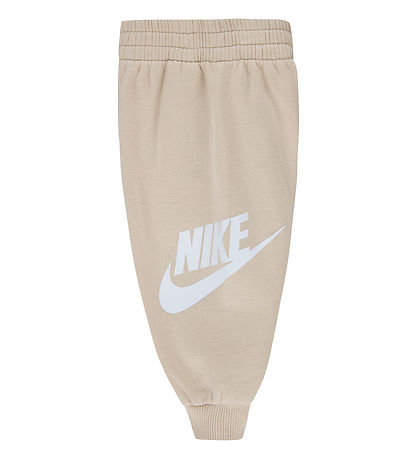 Nike Sweatsæt - Sanddrift m. Hvid Nike Sweatsæt - Sanddrift m. Hvid