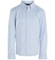 Tommy Hilfiger Skjorte - Flex Ithaca - Copenhagen Blue/White Tommy Hilfiger Skjorte - Flex Ithaca - Copenhagen Blue/White