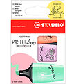 Stabilo Overstregningstuscher - Mini Pastel - 3 Stk - Multifarve Stabilo Overstregningstuscher - Mini Pastel - 3 Stk - Multifarve