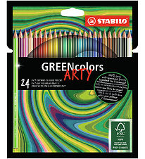 Stabilo Farveblyanter - GreenColors Arty - 24 Stk. - Multifarvet Stabilo Farveblyanter - GreenColors Arty - 24 Stk. - Multifarvet