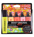 Stabilo Overstregningstuscher - Boss - 5 Stk - Warm Colors - Mul Stabilo Overstregningstuscher - Boss - 5 Stk - Warm Colors - Mul