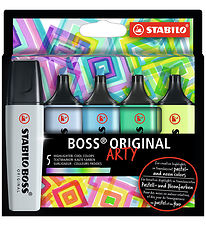 Stabilo Overstregningstuscher - Boss - 5 stk. - Pastel/Neon Stabilo Overstregningstuscher - Boss - 5 stk. - Pastel/Neon