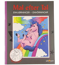Mandalas Malebog - Mal efter Tal - Enhjørninger Mandalas Malebog - Mal efter Tal - Enhjørninger