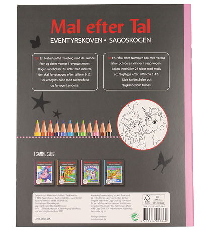 Mandalas Malebog - Mal efter Tal - Eventyrskoven