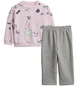 adidas Performance Sweatsæt - I Bluv Jogger - Pink/Grå adidas Performance Sweatsæt - I Bluv Jogger - Pink/Grå