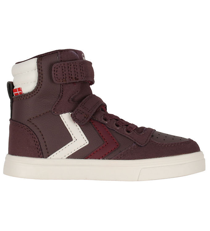 Hummel Slimmer Stadil Leather High JR Støvler - Catawba Grape