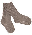 GoBabyGo Strømper - Strik - Alpaka - Walnut GoBabyGo Strømper - Strik - Alpaka - Walnut
