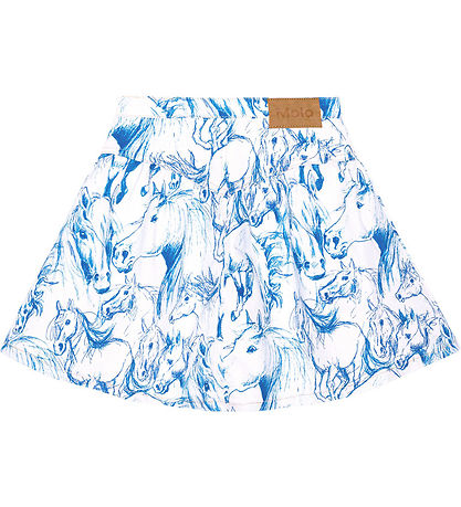 Molo Nederdel - Denim - Betsy - Blue Horses Molo Nederdel - Denim - Betsy - Blue Horses