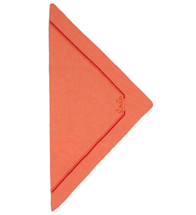Lala Berlin Tørklæde - 65x30 cm - Triangle Solid XS - Papaya