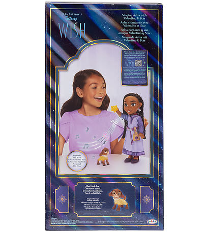 Disney Wish Dukke m. Lyd - 38 cm - Asha Disney Wish Dukke m. Lyd - 38 cm - Asha