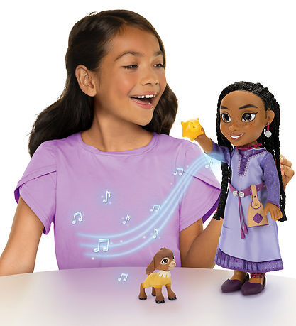 Disney Wish Dukke m. Lyd - 38 cm - Asha Disney Wish Dukke m. Lyd - 38 cm - Asha