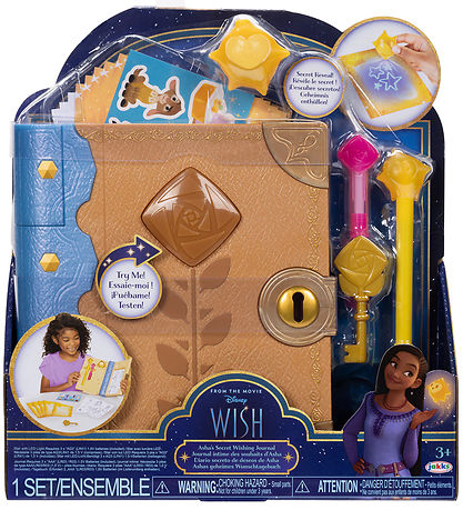 Disney Wish Legesæt - Ashas Ønskedagbog m. Lys/Lyd & Tilbehør Disney Wish Legesæt - Ashas Ønskedagbog m. Lys/Lyd & Tilbehør