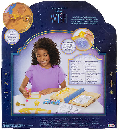 Disney Wish Legesæt - Ashas Ønskedagbog m. Lys/Lyd & Tilbehør Disney Wish Legesæt - Ashas Ønskedagbog m. Lys/Lyd & Tilbehør