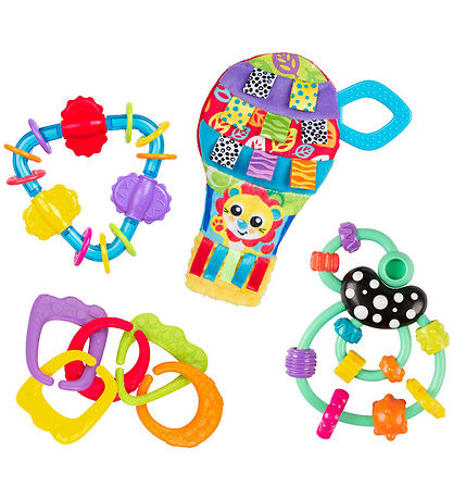 Playgro Gavesæt - Bidelegetøj - Up and Away - 4 Dele Playgro Gavesæt - Bidelegetøj - Up and Away - 4 Dele