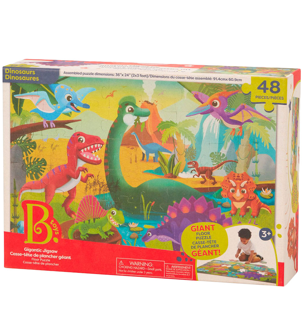 B. toys Bodenpuzzle - 48 Teile - Dino - B. toys - One Size - Puzzlespiele