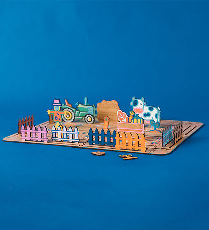 Crateit Kreasæt - Bondegården - Træ - Markerne Høstes - 27 Dele Crateit Kreasæt - Bondegården - Træ - Markerne Høstes - 27 Dele